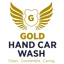 car wash gold hand
