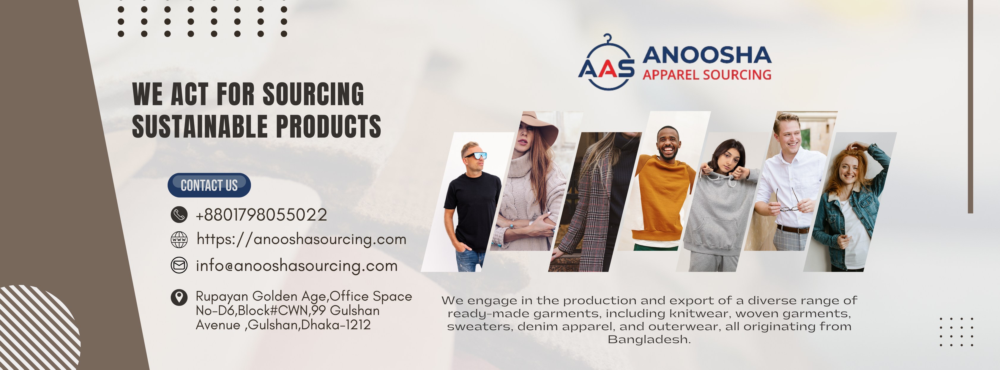 Anoosha Apparel  Sourcing Ltd.