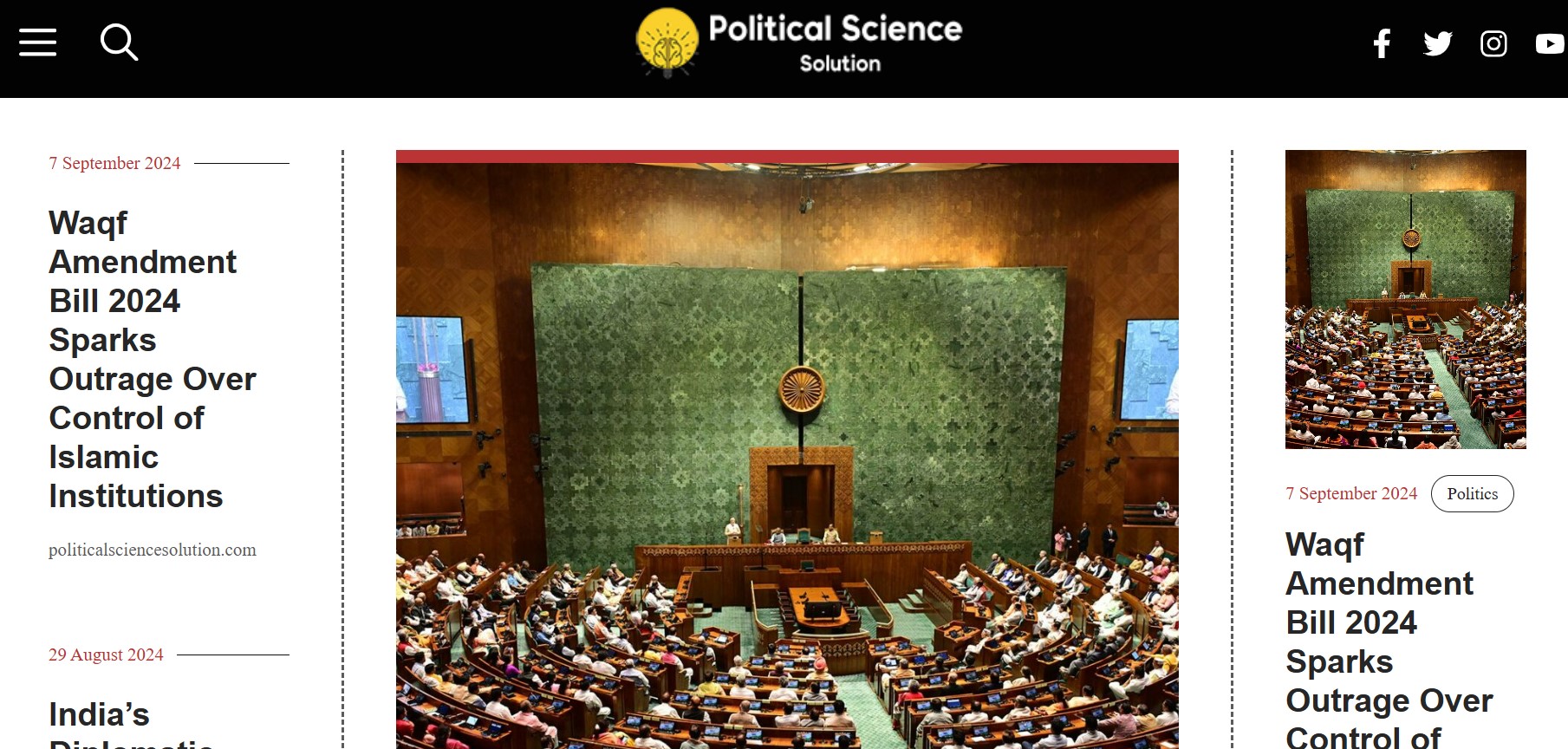 Political Science Solution