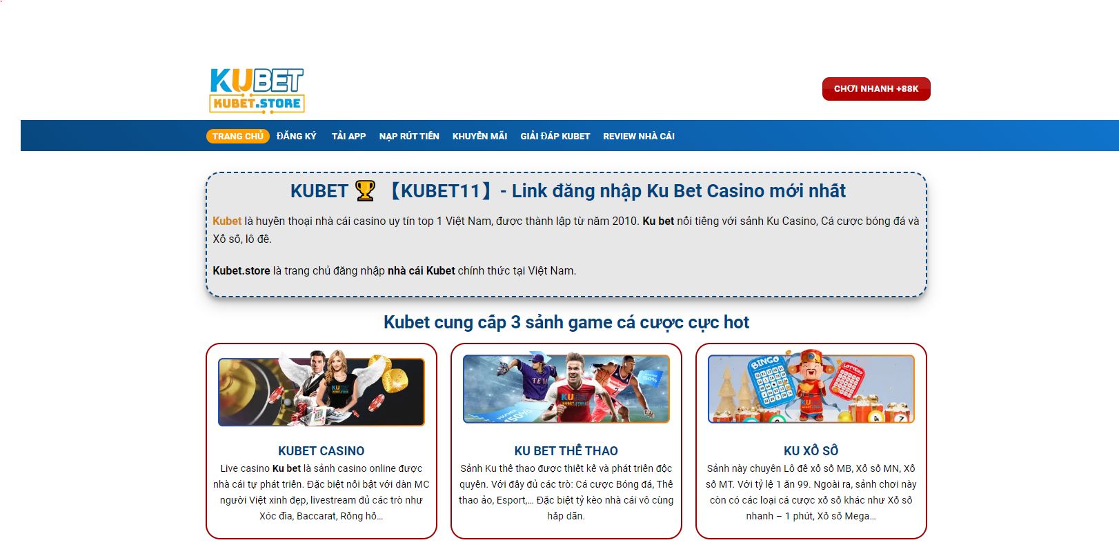 Kubet Casino