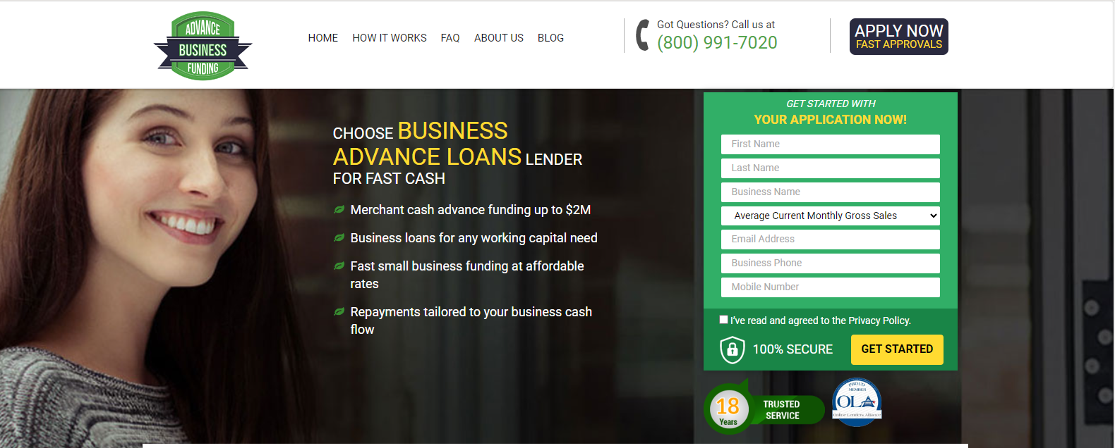 Funding Business Advance