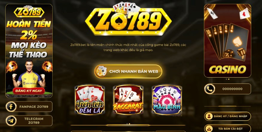 Zo789 Cổng game 