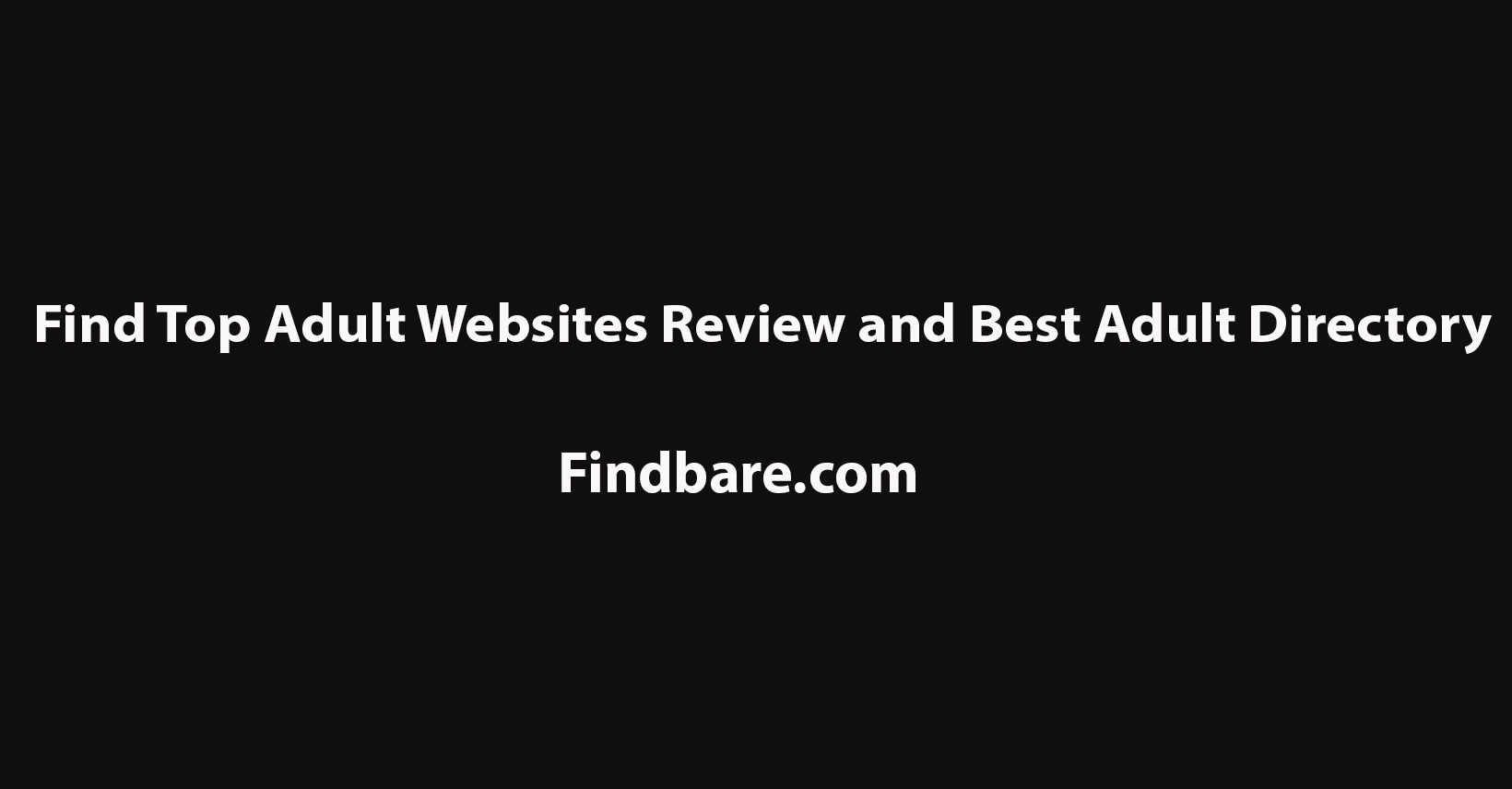 Directory Findbare