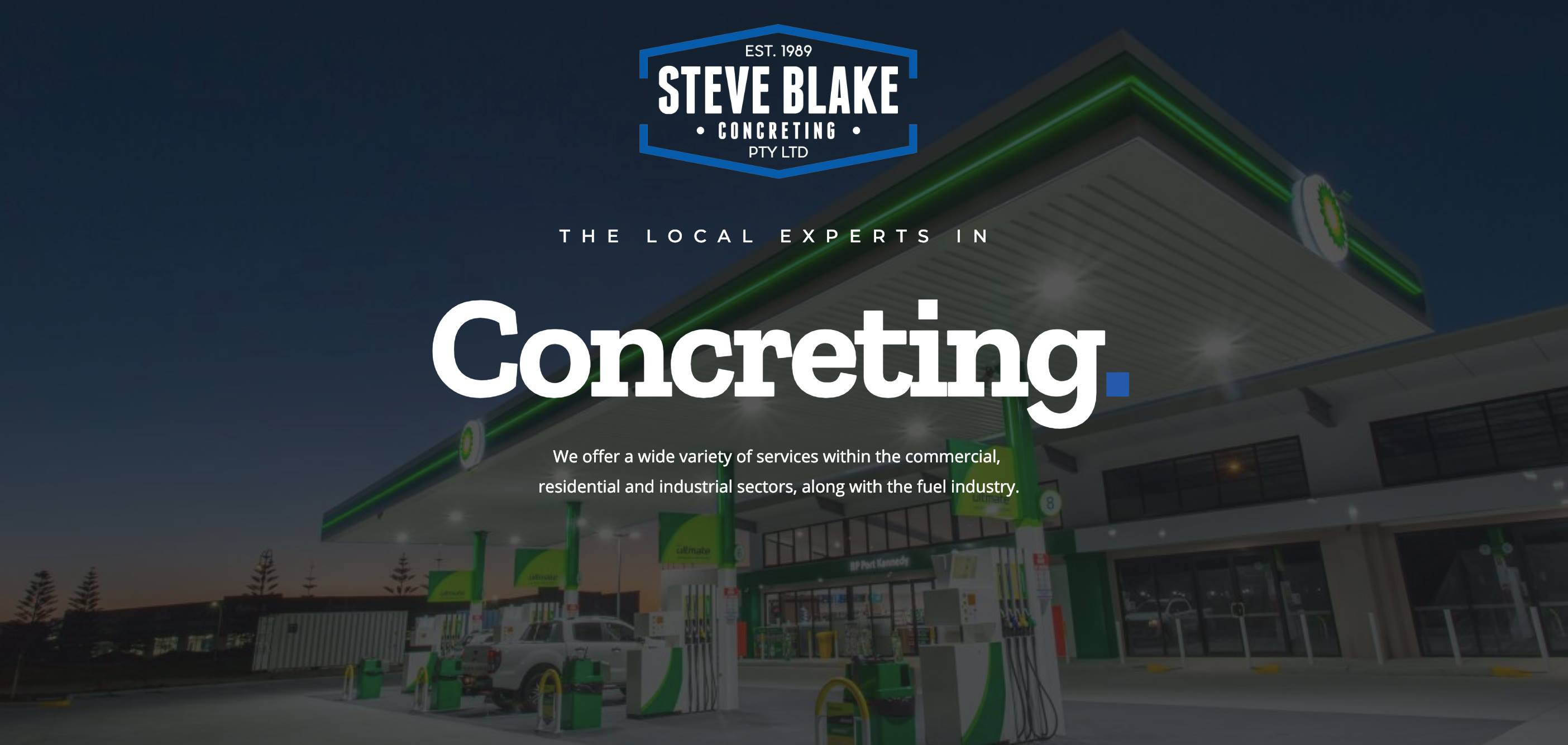 Concreting Steve Blake 