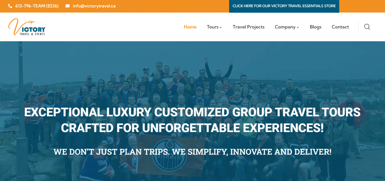 Victory travel Canada