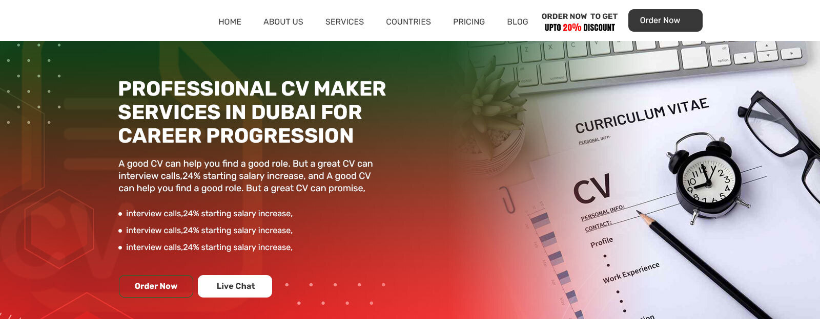 Services UAE CV Writing