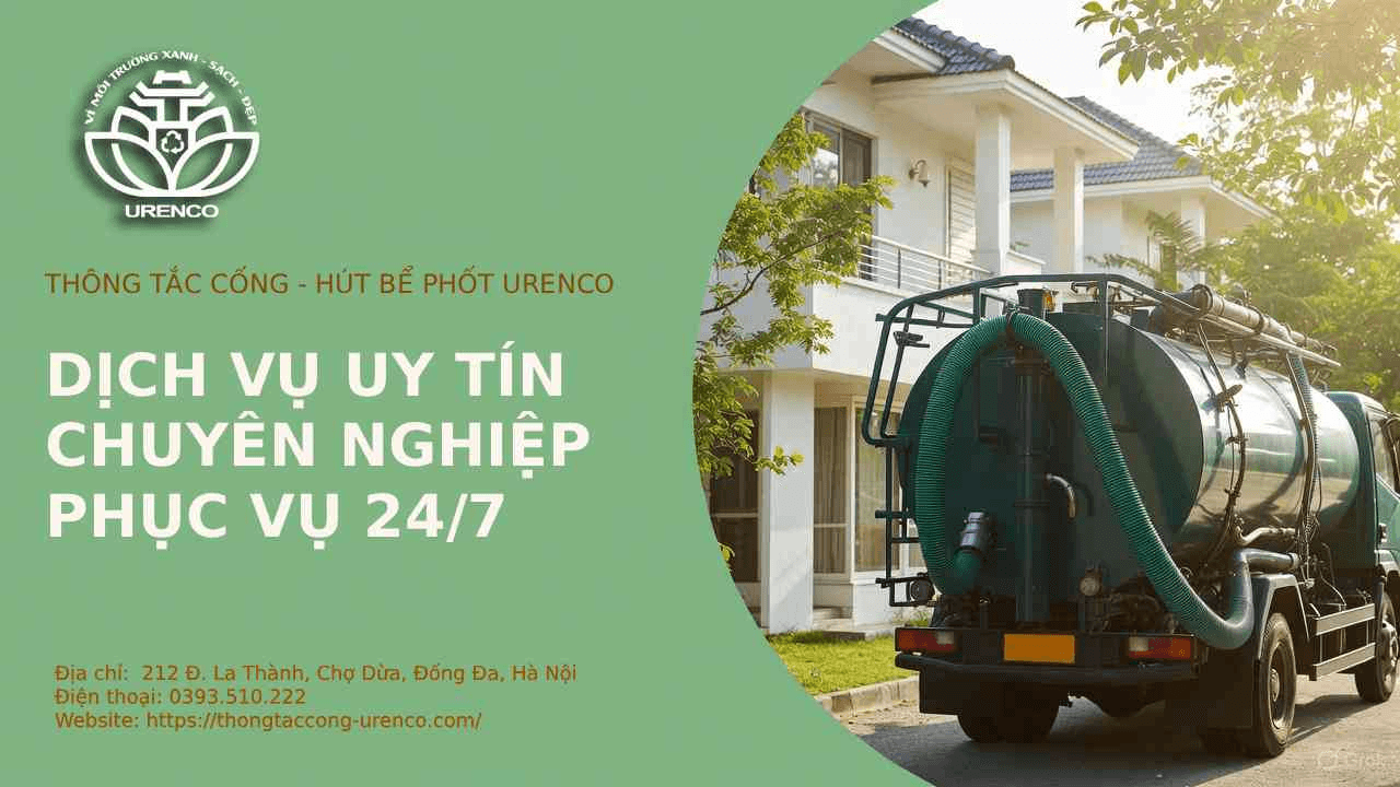 URENCO Thông Tắc Cống