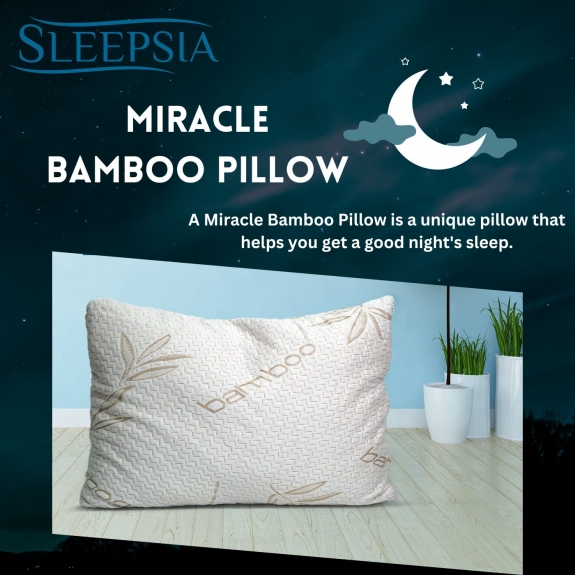 Miracle Bamboo Pillow by Sleepsia
