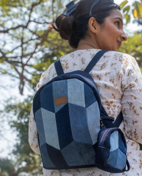 Shop Stylish and Durable Bags Made Out of Old Jeans From Dwij