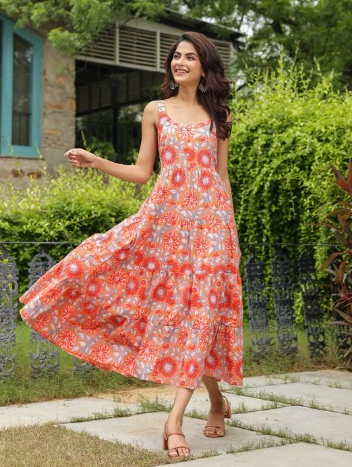 Explore Chic Kurti Maxi Dresses for Effortless Style From Jaipur Morni