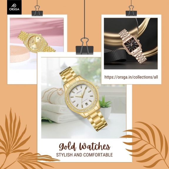 Gleam in Gold: Explore Stunning Gold Watches for Women