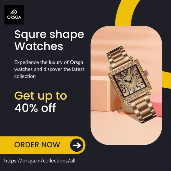 Explore Stylish Square Shape Watches for Women Perfect Gift