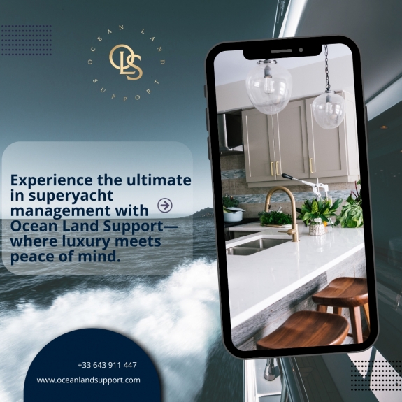 Experience the ultimate in superyacht management with Ocean Land Support—where luxury meets peace of mind