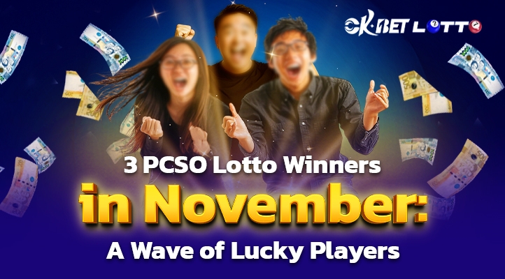 3 PCSO Lotto Winners in November: A Wave of Lucky Players