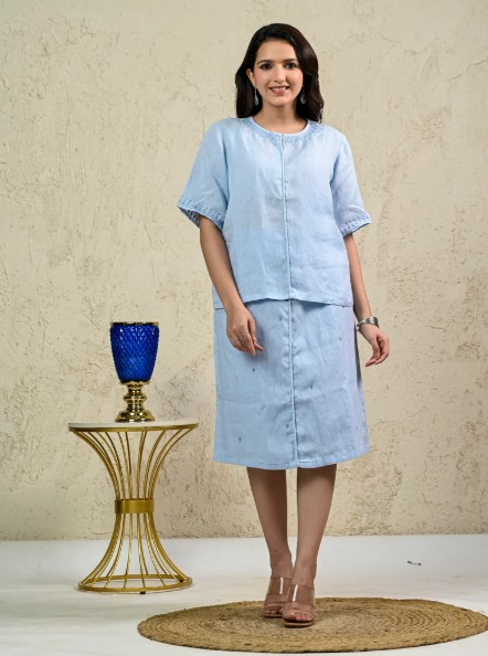 Shop Unique Thread Work Co-ord Sets for Everyday look From Inaaya Jaipur