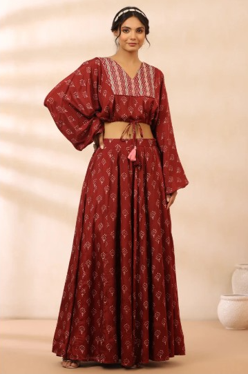 Buy Stylish Indo Western Sets Online for a Perfect Fusion Look from Amoree