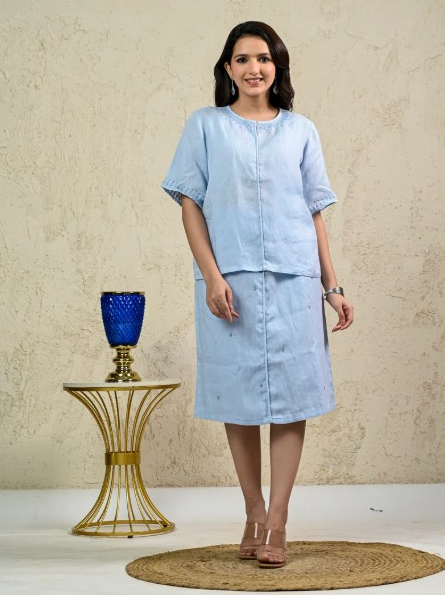 Shop Elegant Thread Work Co-Ord Sets for Effortless Style and Comfort from Inaaya