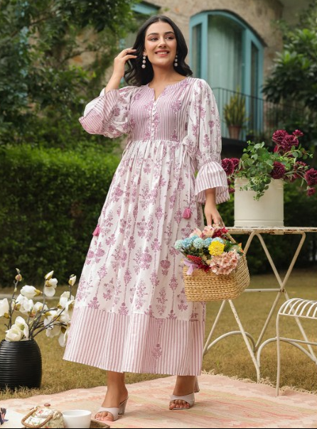 Buy Designer Cotton Dresses for Women Ideal for Casual and Formal Events
