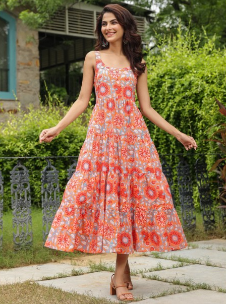 Upgrade Your Wardrobe with Designer Kurti Maxi Dresses Online from Jaipur Morni