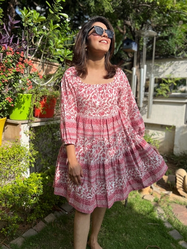 How to Style a Printed Midi Dress in a Summer Session with Jaipur Morni