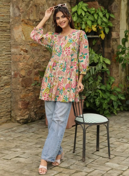 Shop Gorgeous Pink Ethnic Tops with Elegant & Comfortable Fashion