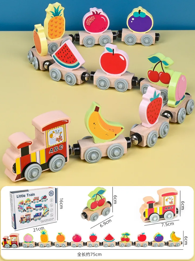 The Magic of Magnetic Wooden Train Sets: Wooden Educational Toys