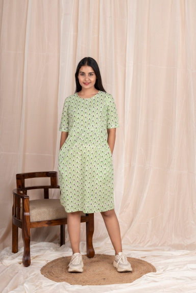 Transform Your Look with a Beautiful Green Shirt Dress in the Summer Season