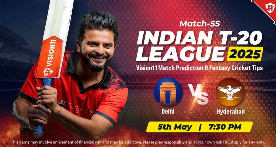 Fantasy Cricket Tips: Hyderabad vs Delhi, IPL 2025 Match 55