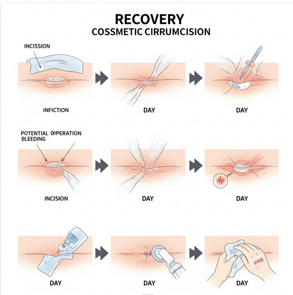 Recovery After Cosmetic Circumcision: What to Expect Post-Surgery