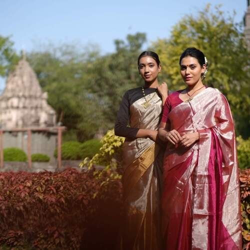 Elegance Woven in Tradition: The Timeless Allure of Chanderi Silk Saree and Maheshwari Saree