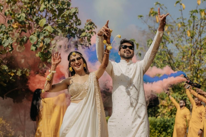An Eco-Friendly Wedding in India to Remember: Picture-Perfect Moments at Grape County Eco Resort and Spa