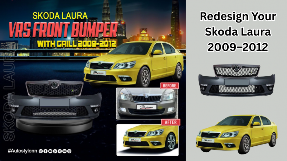 Skoda Laura VRS Front Bumper and Grill 2009–2012