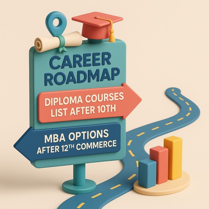 Career Roadmap: Diploma Courses List After 10th & MBA Options After 12th Commerce