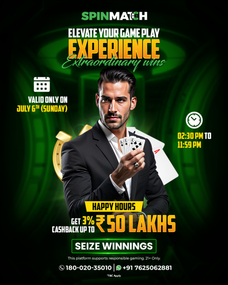 Can You Win Big During Spinmatch’s Happy Hours on July 6th?