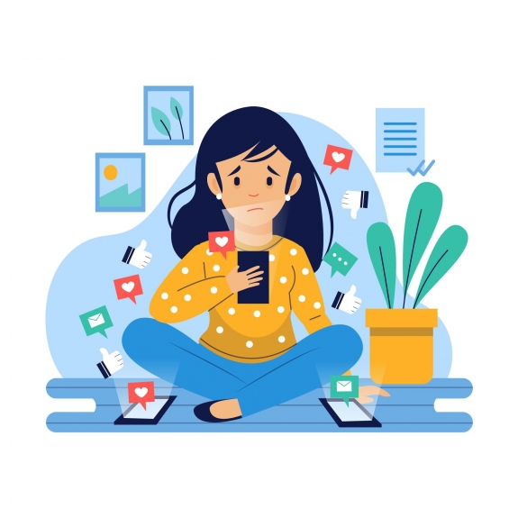 Nursing Interventions for Patients with Social Media-Induced Anxiety and Depression