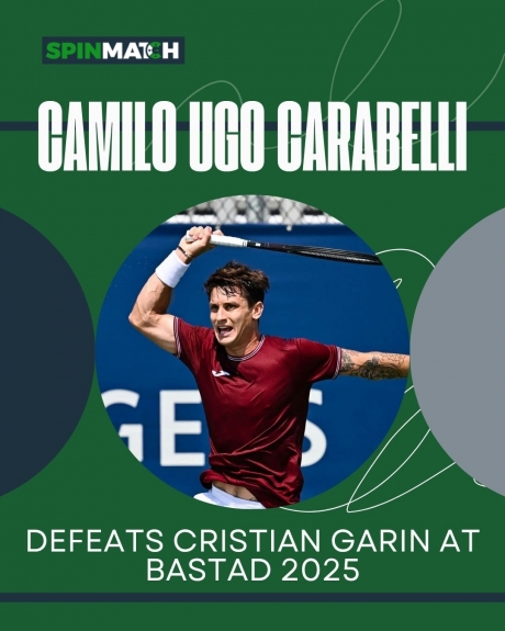 Spinmatch Tennis Thriller: Carabelli Beats Garin at Bastad 2025