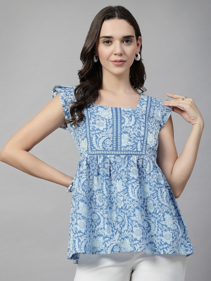 Celebrate Rakhi in Style with a Festive Collection of Printed Cotton Tops