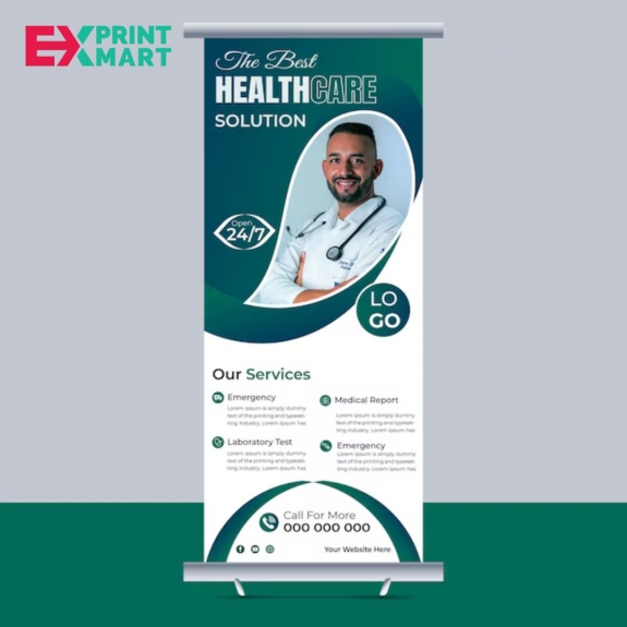 Make Your Brand Stand Out with professional Roll-Up Stands and banner printing in Dubai