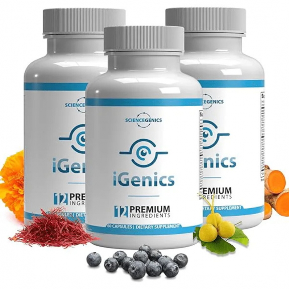 iGenics: AREDS-2 Inspired Eye Fatigue Supplement