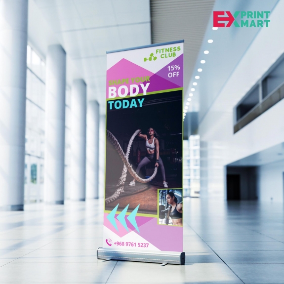 Find out how to create a rollup banner  for your Dubai business