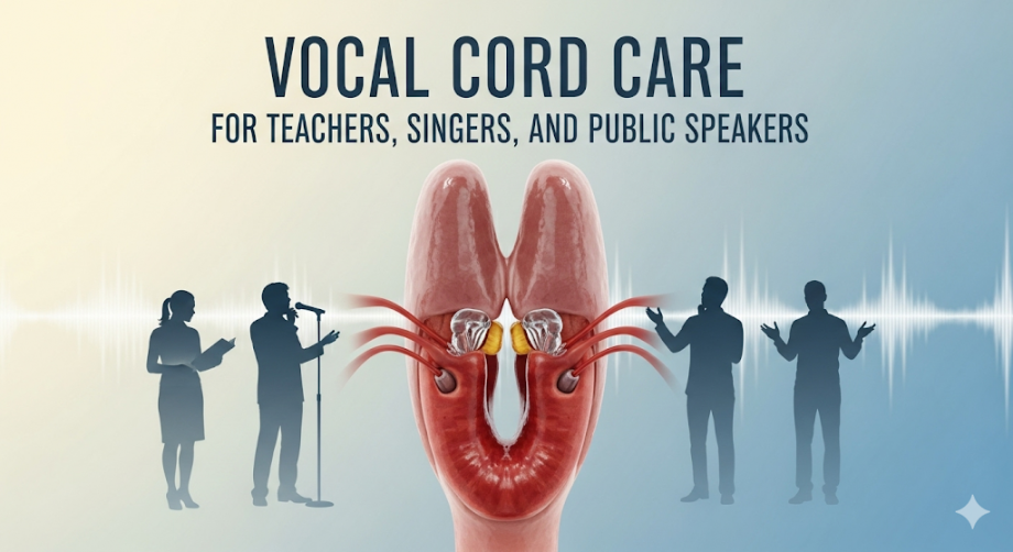 Vocal Cord Care for Teachers, Singers, and Public Speakers