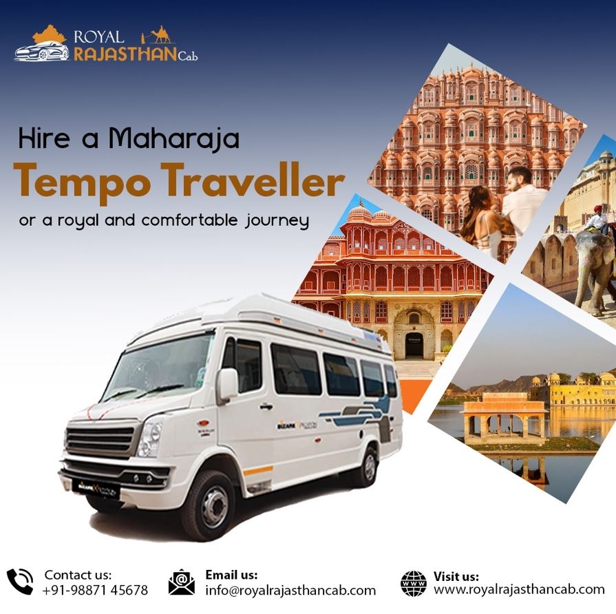 Maharaja Tempo Traveller Hire Jaipur & Rental Services