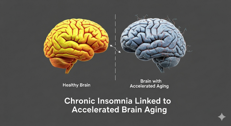 Chronic Insomnia Linked to Accelerated Brain Aging