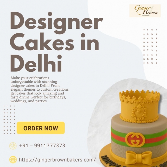 Designer Cakes in Delhi – A Perfect Blend of Art and Taste
