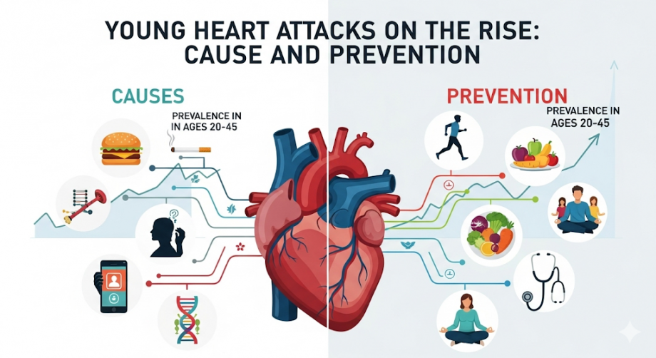 Young Heart Attacks on the Rise: Causes and Prevention