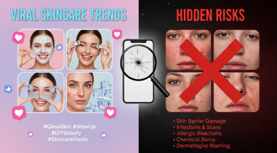 Viral Skincare Trends on Social Media & Their Hidden Risks