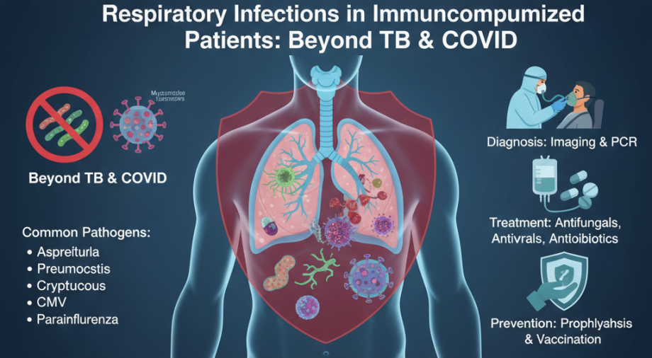Respiratory Infections in Immunocompromised Patients: Beyond TB & COVID