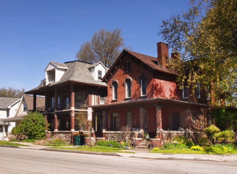 Older brick house in Pennsylvania