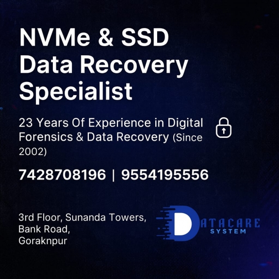 Recover Data from Hard Drive in Gorakhpur with Certified Technicians